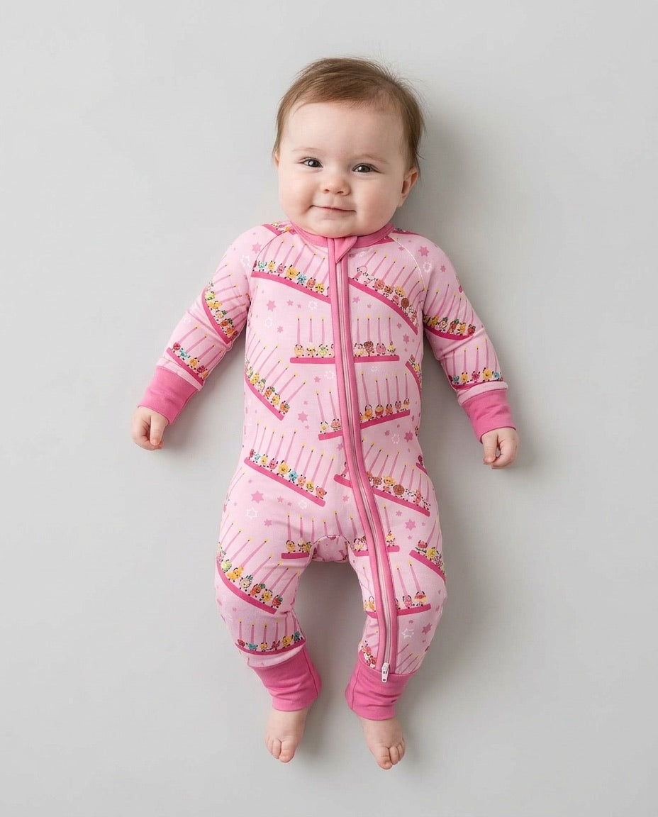 Hanukkah Cozy Night Bamboo Convertible Zippy