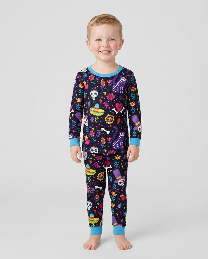 Template Bamboo Two Piece Long Sleeve Pyjamas Set