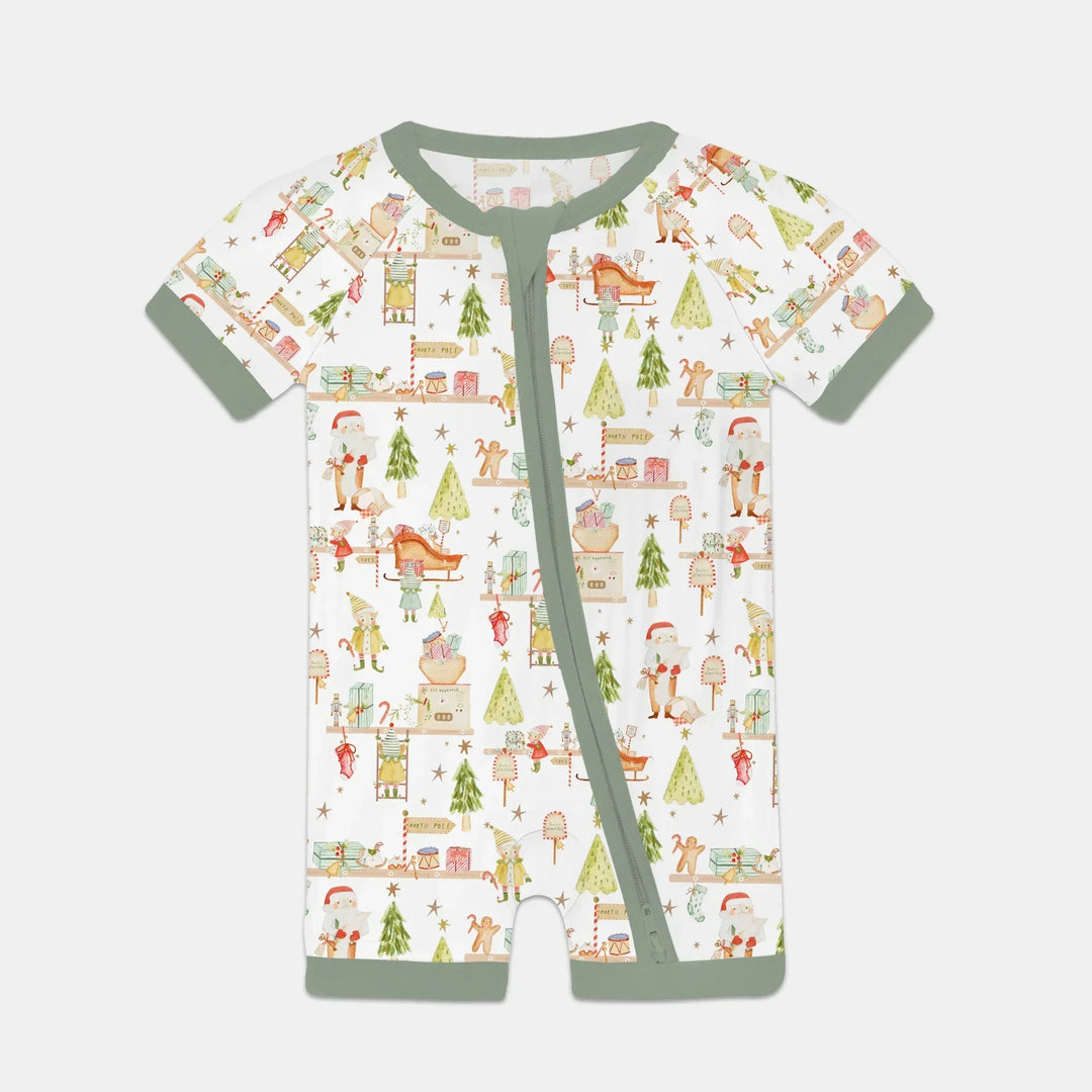 Santa's Workshop Bamboo Shorty Zippy
