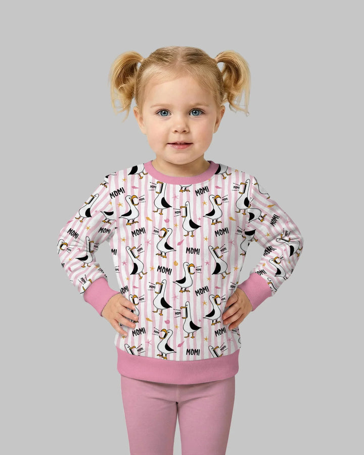 Seagull mom Mom MOM Bamboo Crewneck Sweatshirt