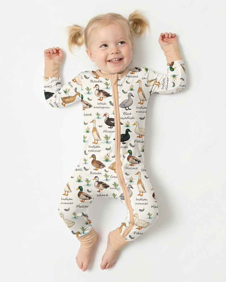 Farm Duck Species Bamboo Convertible Zippy