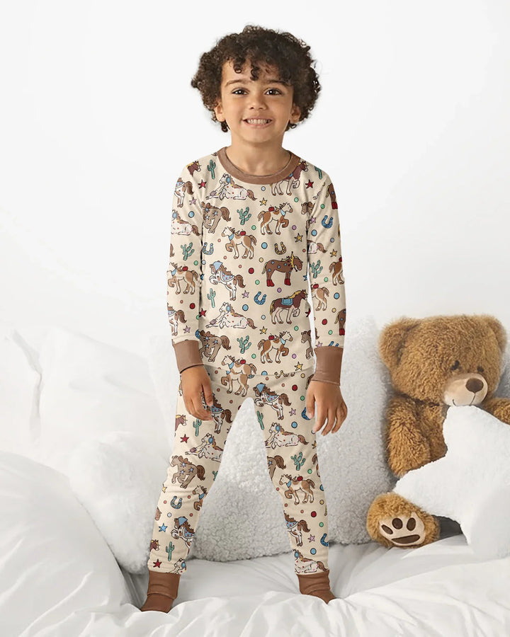 Lil' Buckaroo Bamboo Two Piece Long Sleeve Pajama Set