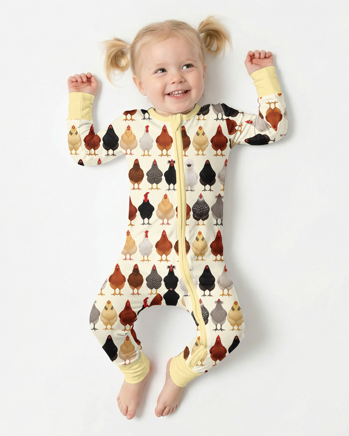 Cluckin' Cute Bamboo Convertible Zippy