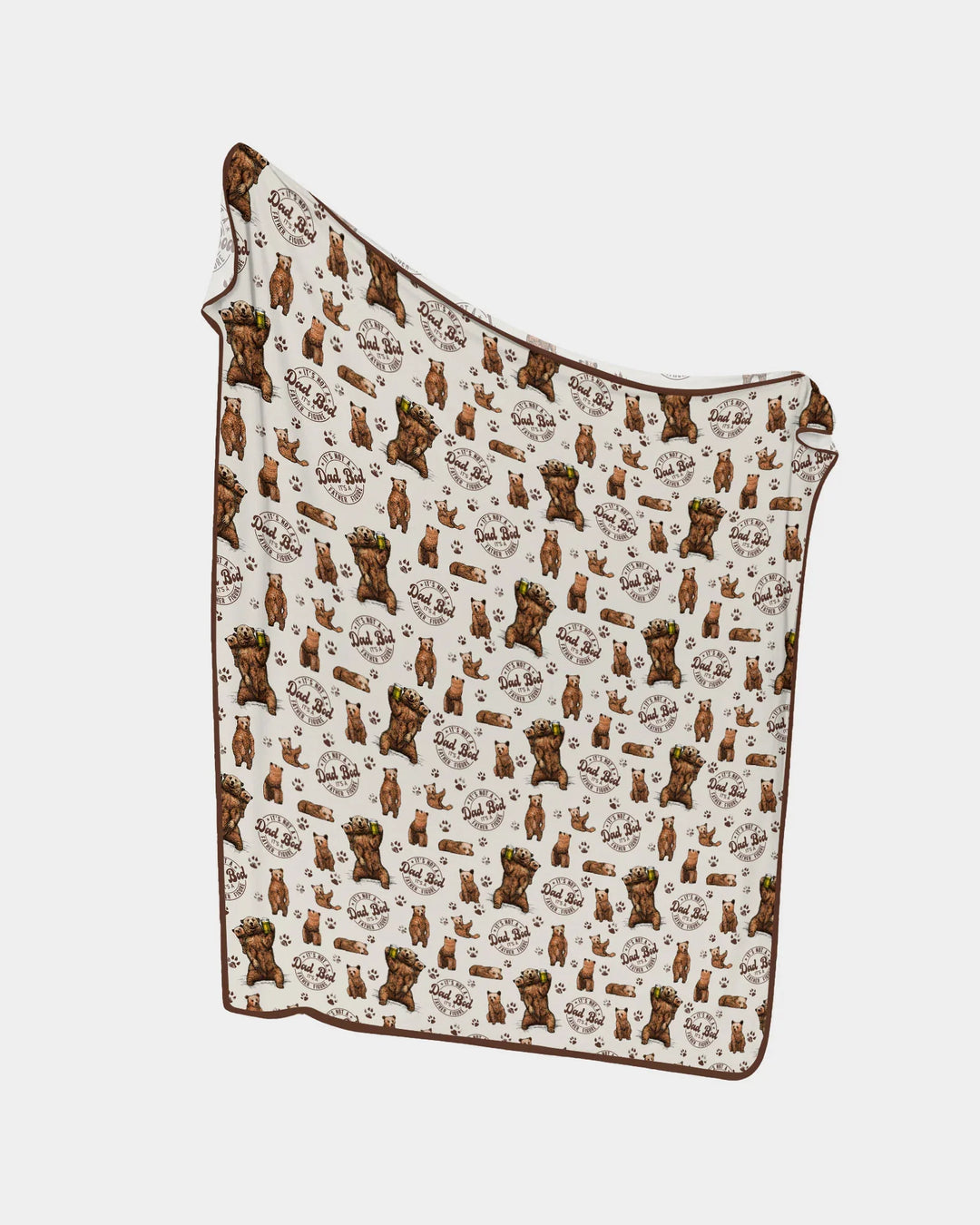 Daddy Bear It's Not A Dad Bod Bamboo Blanket