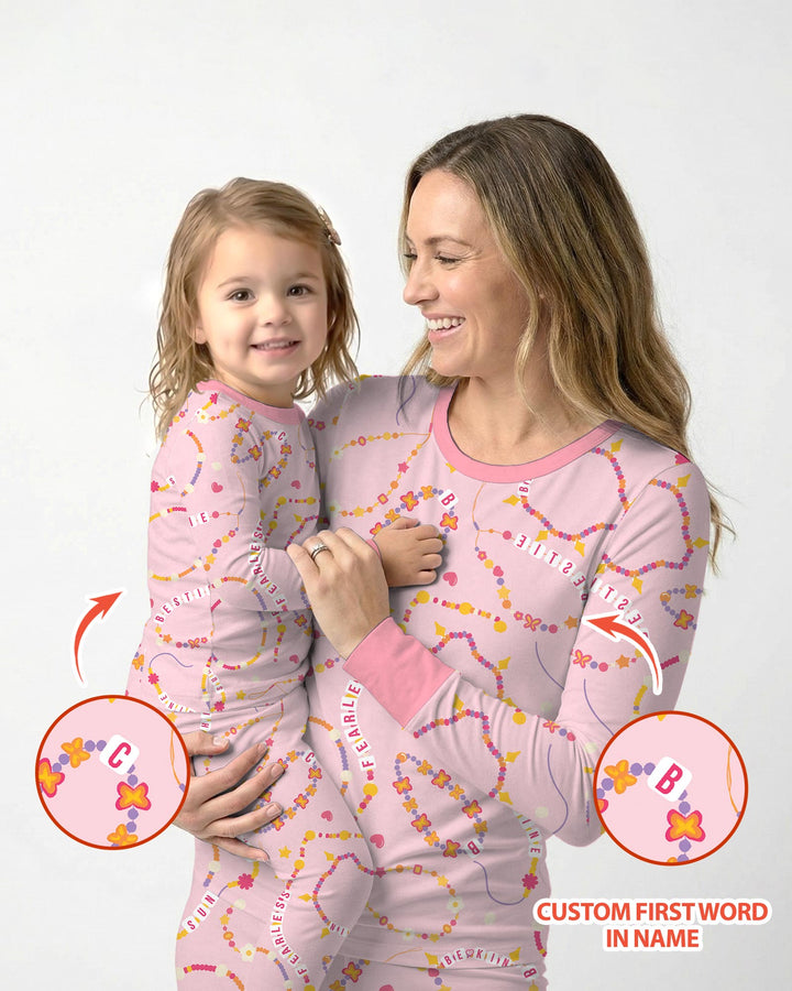 In My Friendship Bracelet Era Girls Matching Bamboo Convertible Zippy