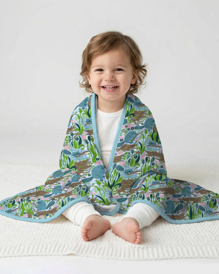 Little Dam Builders Bamboo Blanket