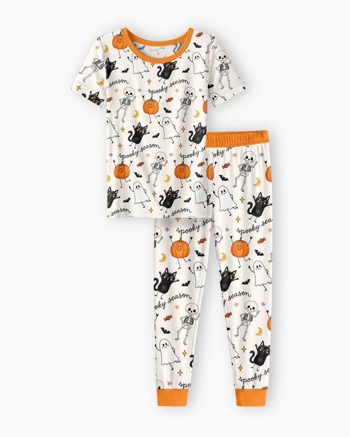 Hangin’ With My Boos Bamboo Two Piece Short Sleeve Pajama Set