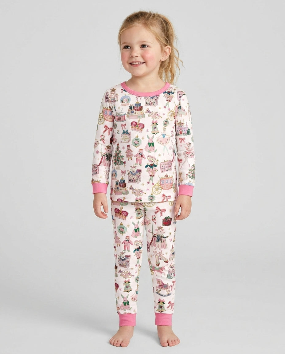 Nutcracker Christmas Bamboo Two Piece Long Sleeve Pajama Set