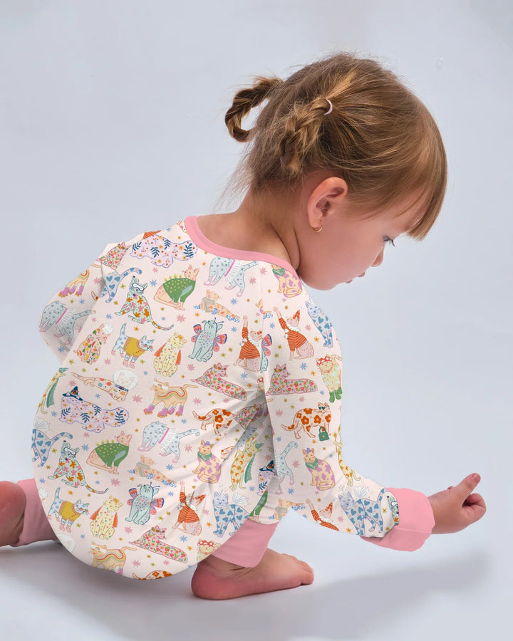 Whimsical Cat Parade Convertible Zippy