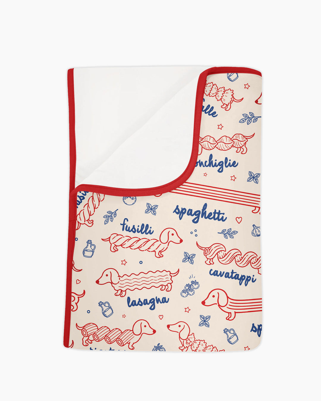 Dachshund Spagetti Bamboo Blanket