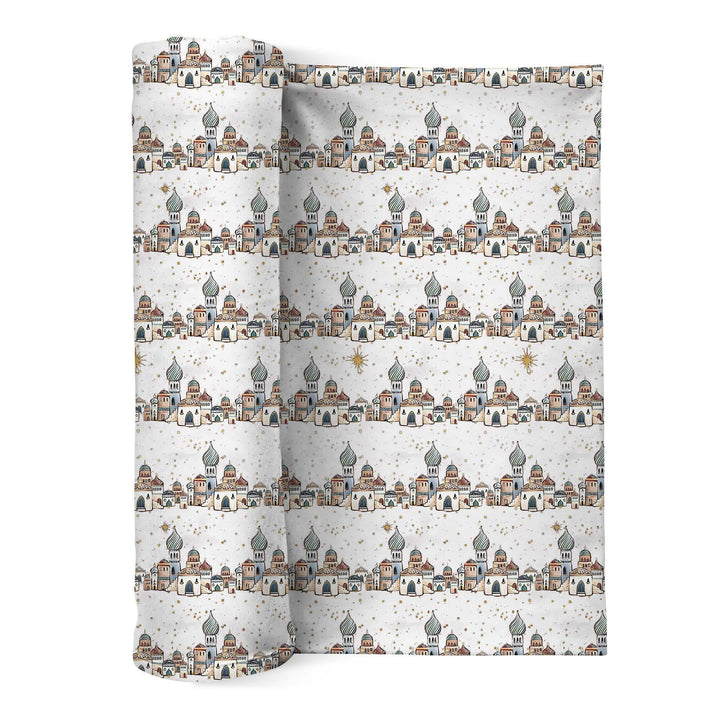 O Little Town of Bethlehem Bamboo Swaddle Blanket