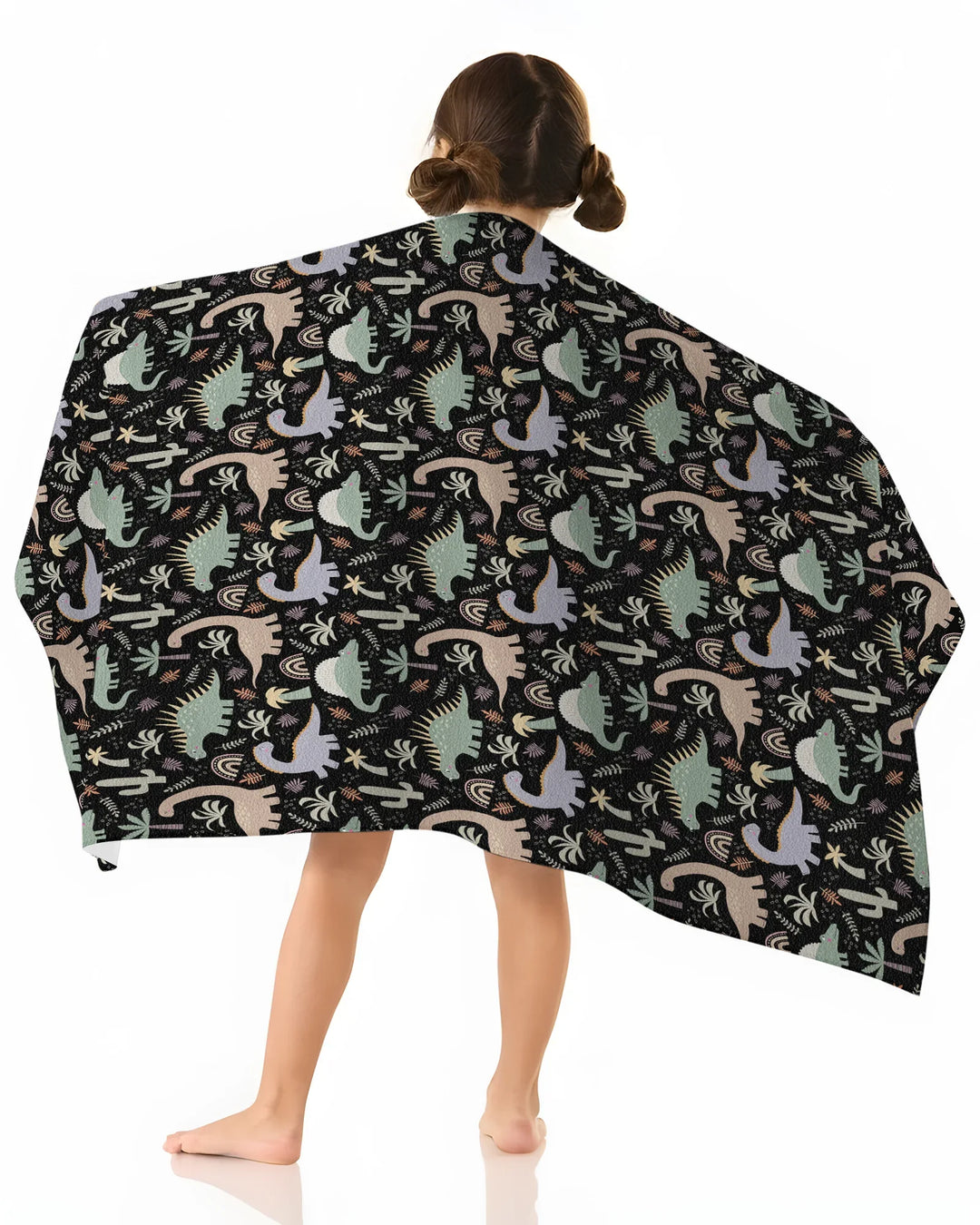 Navy Jurassic Jungle Bamboo Beach Towel