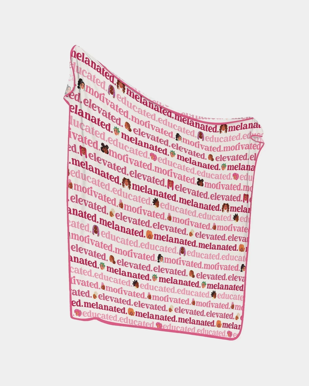 Educated Motivated Elevated Melanated Bamboo Blanket