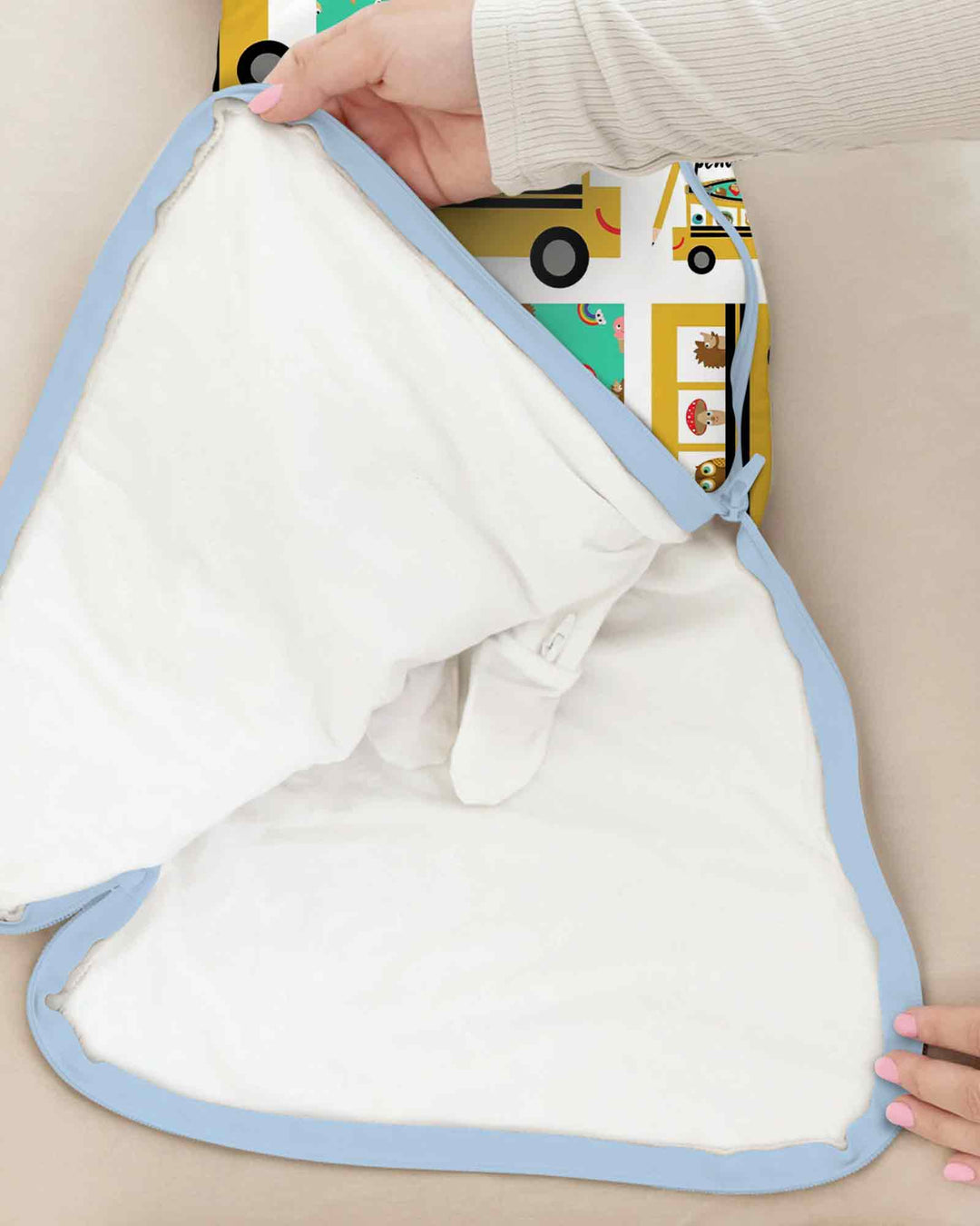 School Bus Adventures Bamboo Sleep Bag