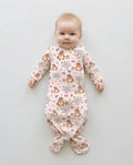 First Father's Day Daddy Bear Family Matching Bamboo Knot Gown