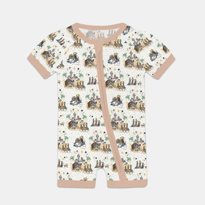 Nativity Christmas Family Matching Family Bamboo Shorty Zippy