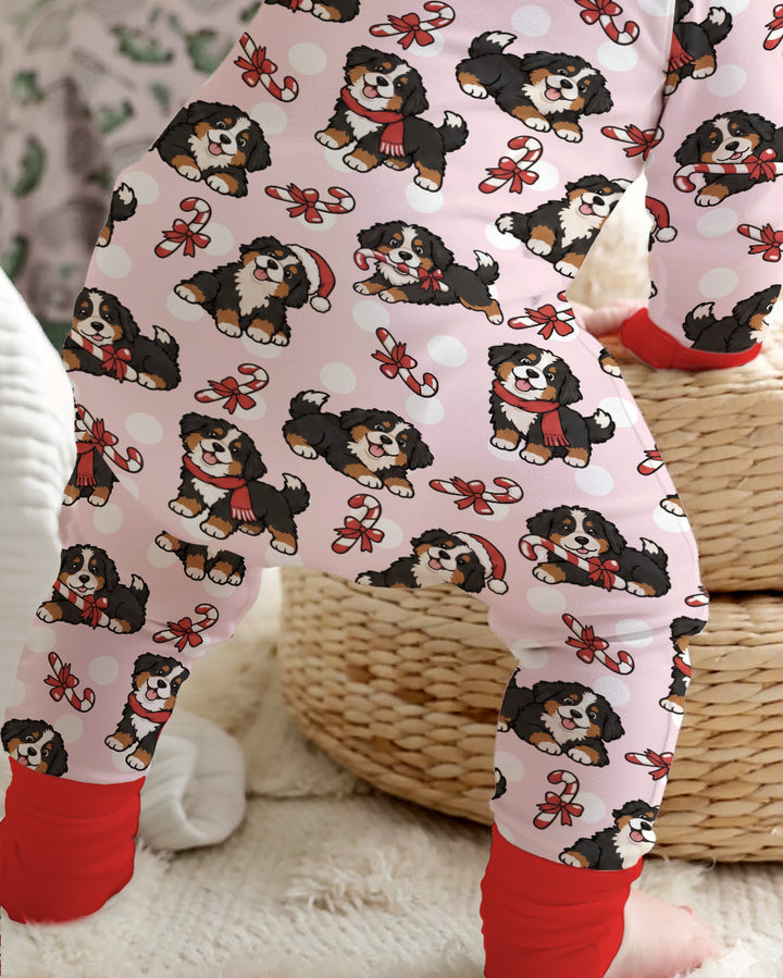 Holiday Bernese Mountain Christmas Dog Bamboo Convertible Zippy