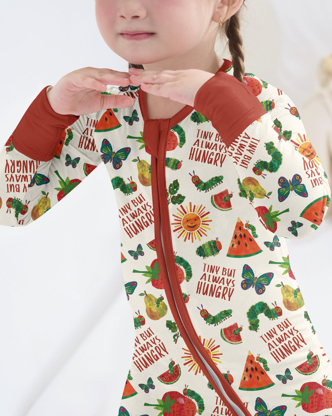 Tiny But Always Hungry Caterpillar Bamboo Convertible Zippy