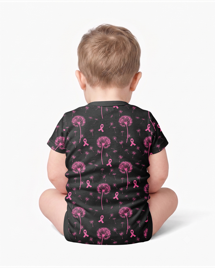 Dandelion Pink For Dad Bamboo Bodysuit