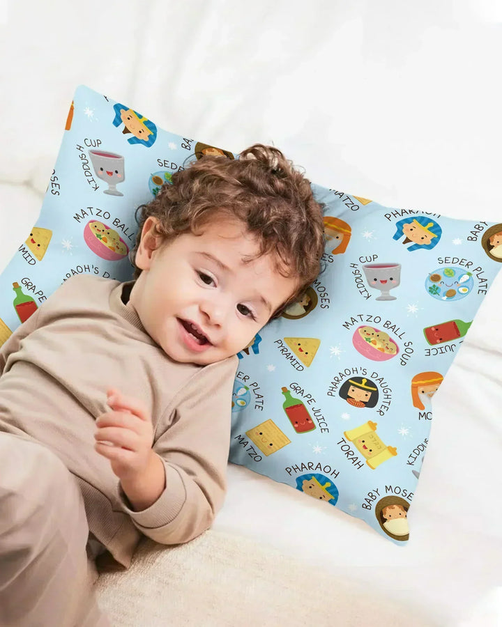 Cute Passover Characters Bamboo Pillow Case