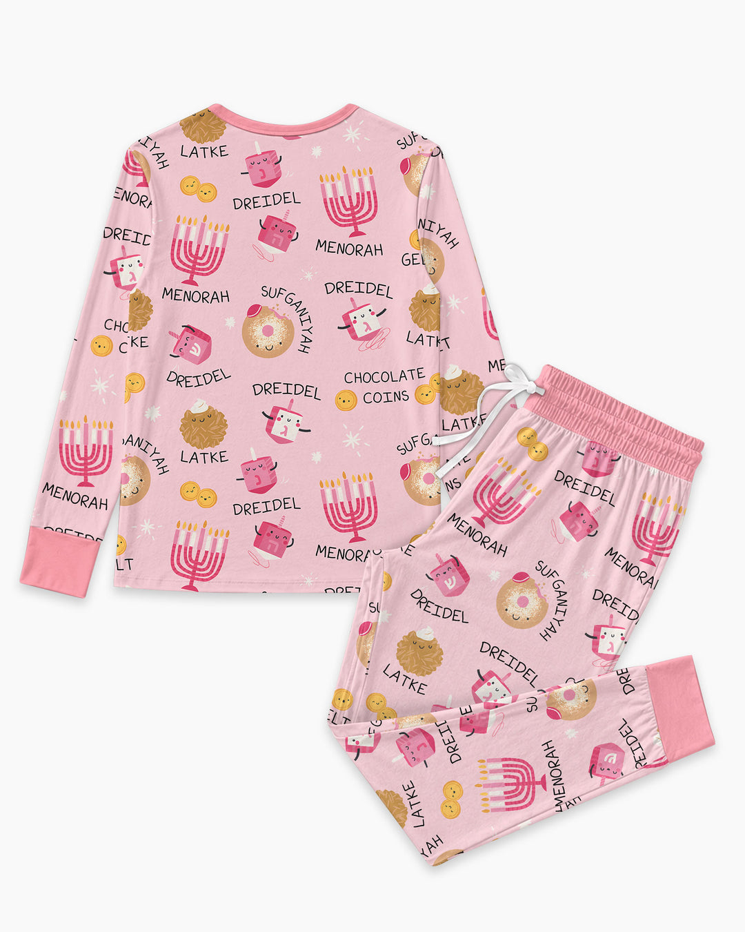 Family Hanukkah Matching Bamboo Women Pajama Set
