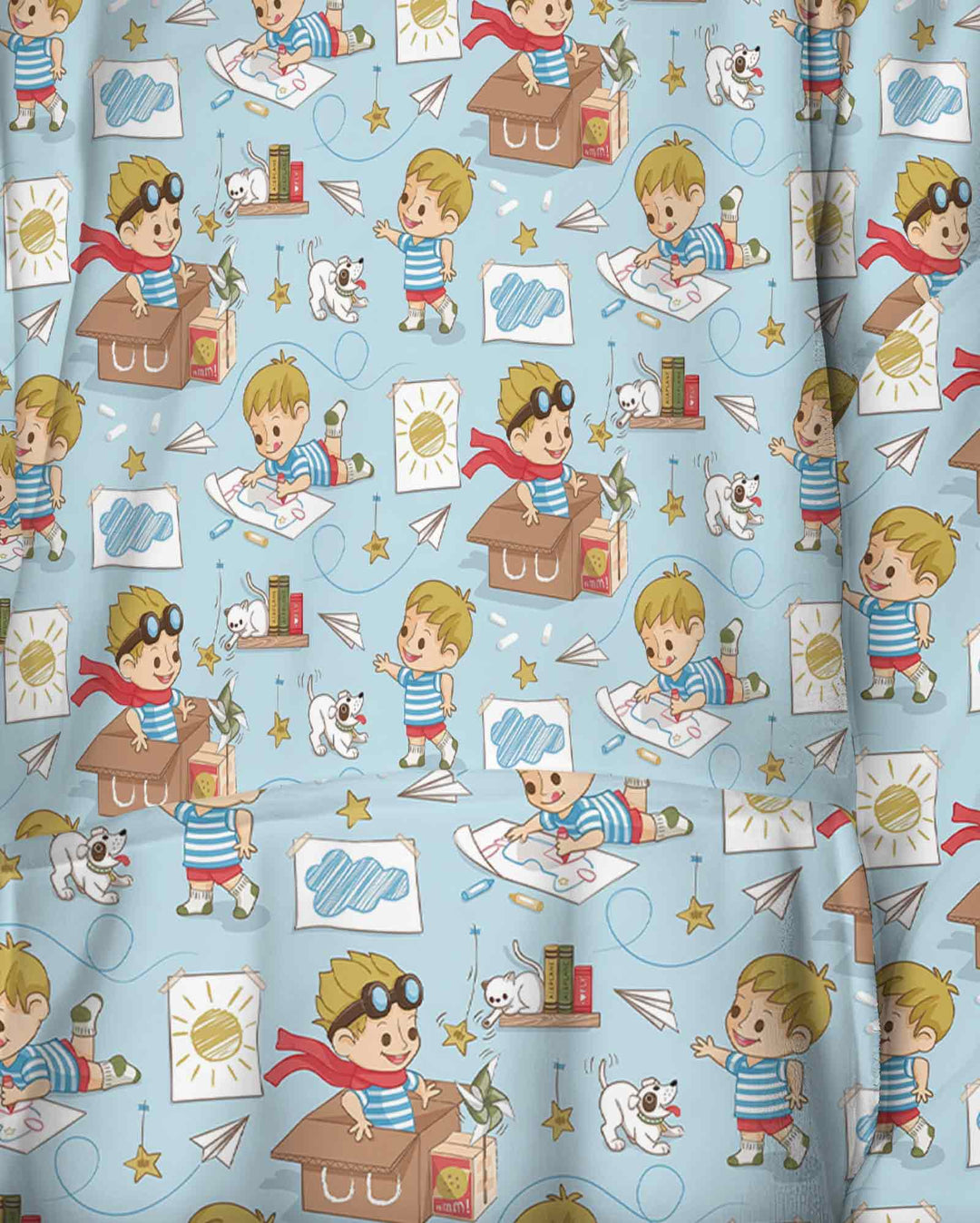 Tiny Explorer Tales Bamboo Blanket Hoodie