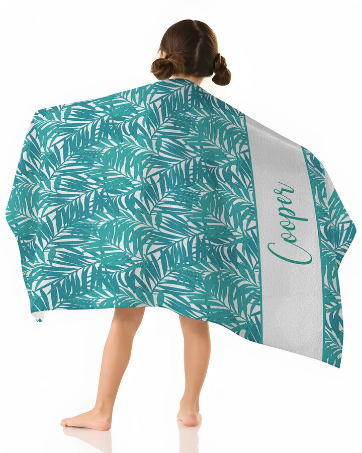 Custom Photo Print Dog Bamboo Beach Towel