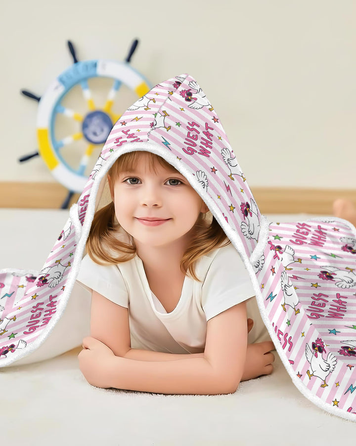Guess What Chicken Butt! Bamboo Wearable Hooded Blanket