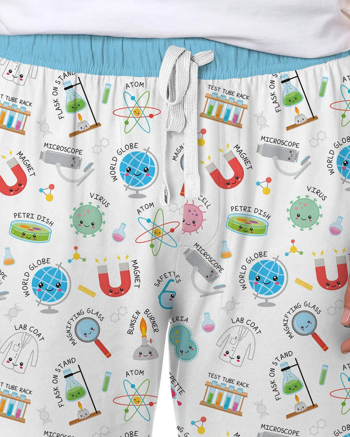 Science Fun Family Matching Bamboo Men's Pajama Set