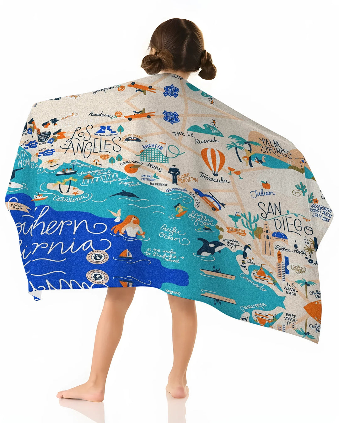 Southern California Bamboo Beach Towel