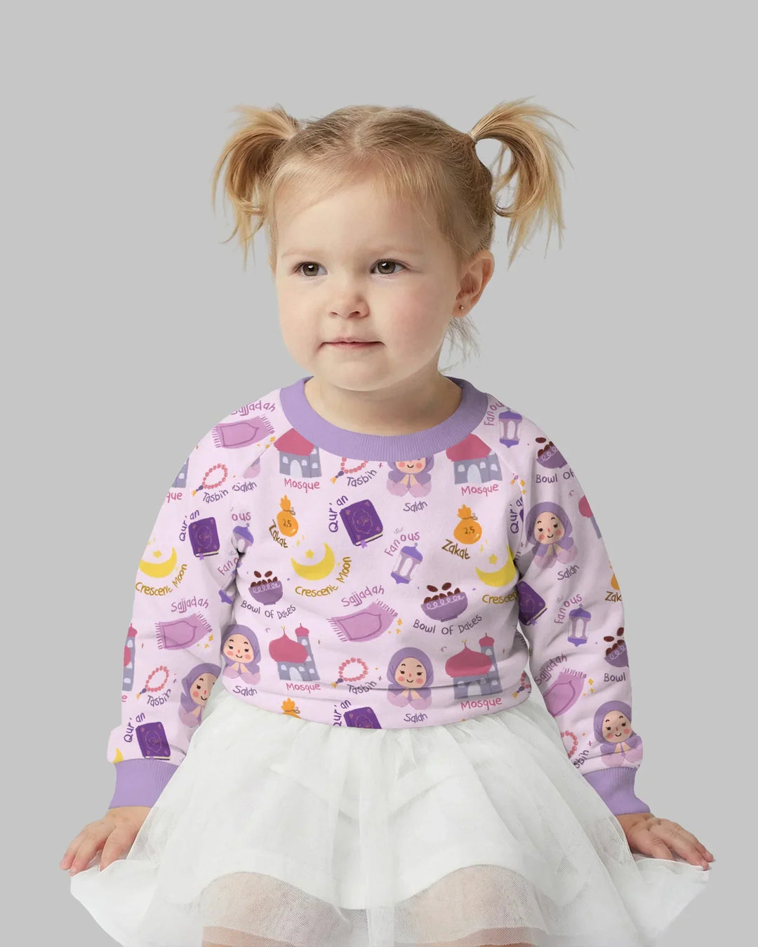 Happy Ramadhan Bamboo Crewneck Sweatshirt