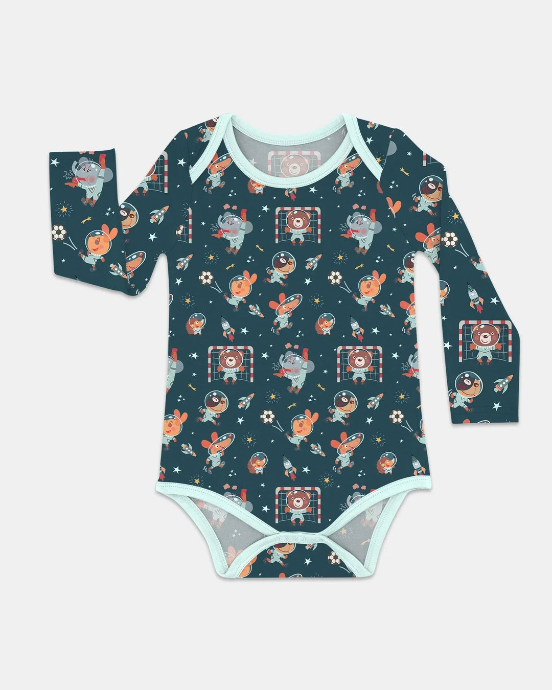 Space Soccer Bamboo Bodysuit