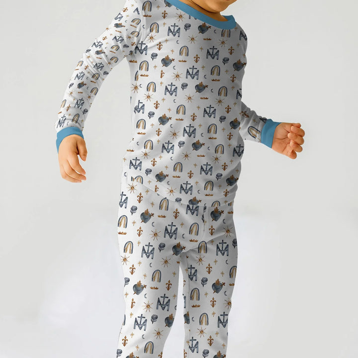 Sacred Blessings Bamboo Two Piece Long Sleeve Pajama Set