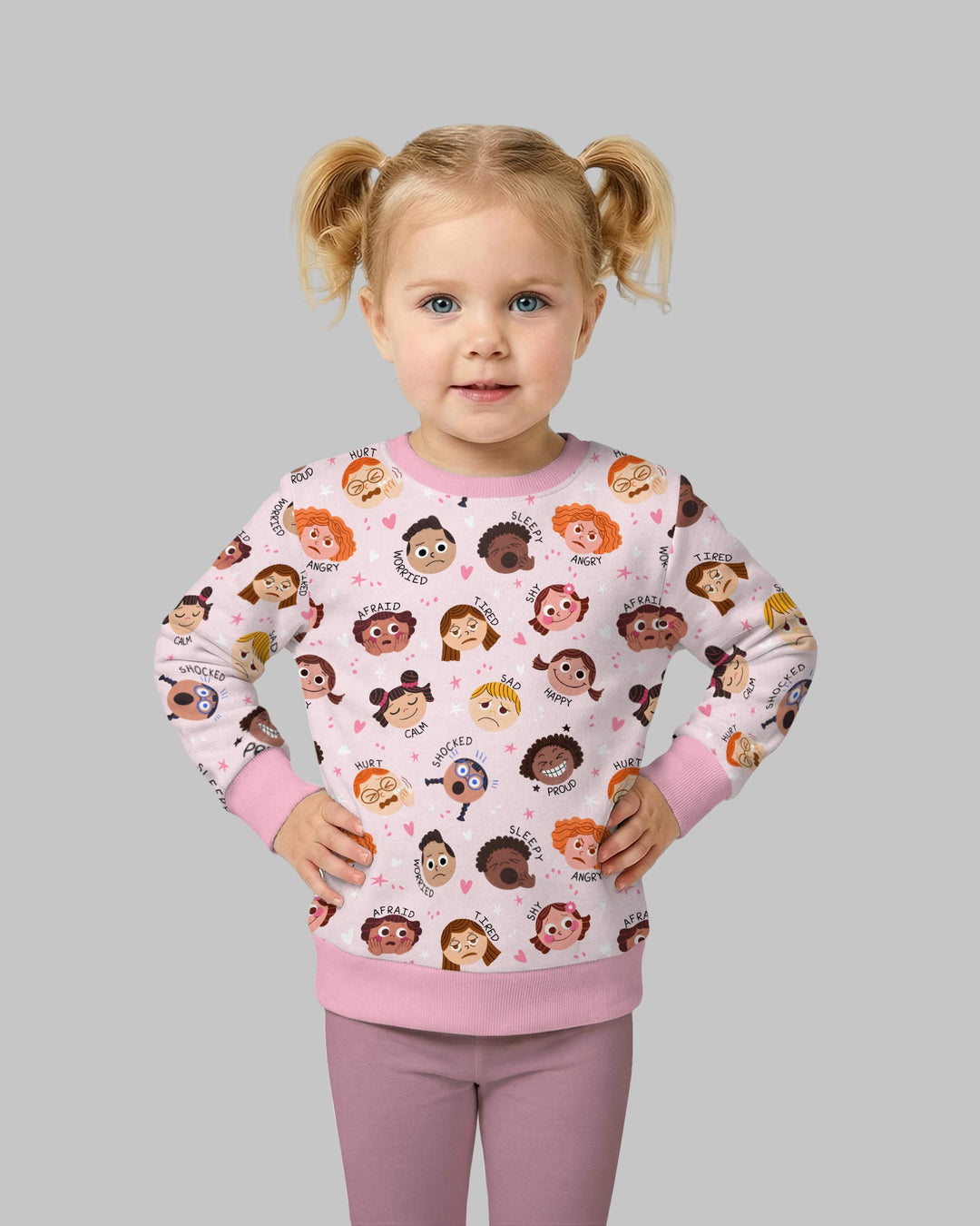 Feelings Vocabulary Bamboo Crewneck Sweatshirt