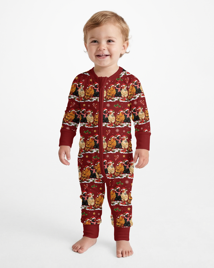 Farm Chicken Christmas Bamboo Convertible Zippy