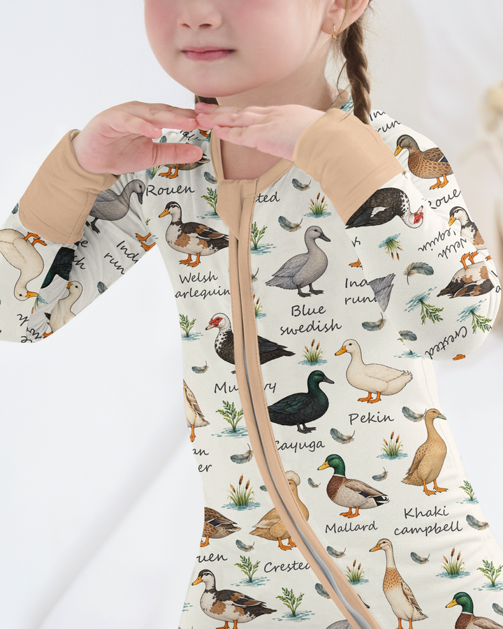 Farm Duck Species Bamboo Convertible Zippy