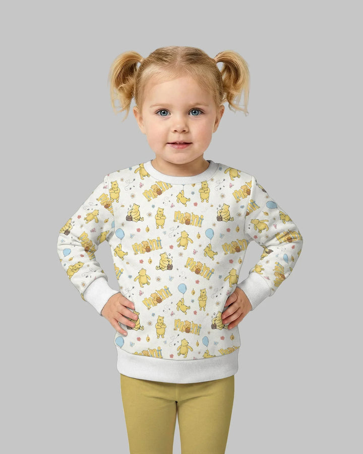Mama & Mini Honey Bear Bamboo Crewneck Sweatshirt