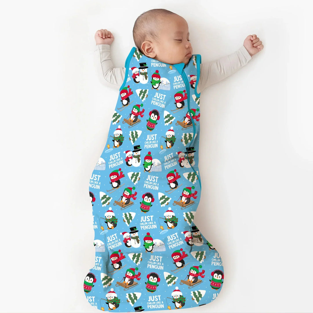 Chillin Like A Penguin Bamboo Sleep Bag