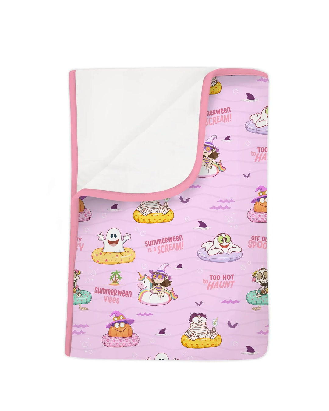 Summerween Cartoon Bamboo Blanket