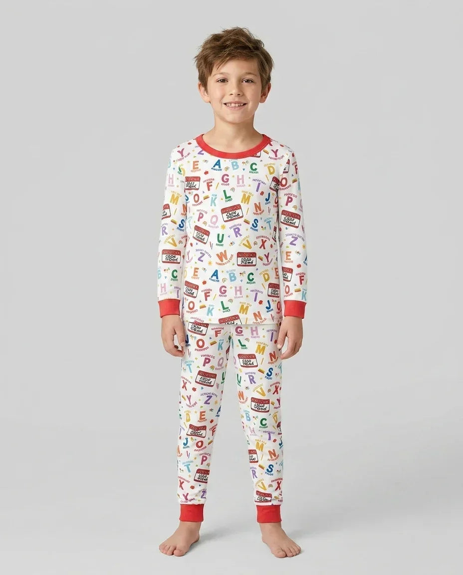 I'm A Child Of God ABCs Bamboo Two Piece Long Sleeve Pajama Set