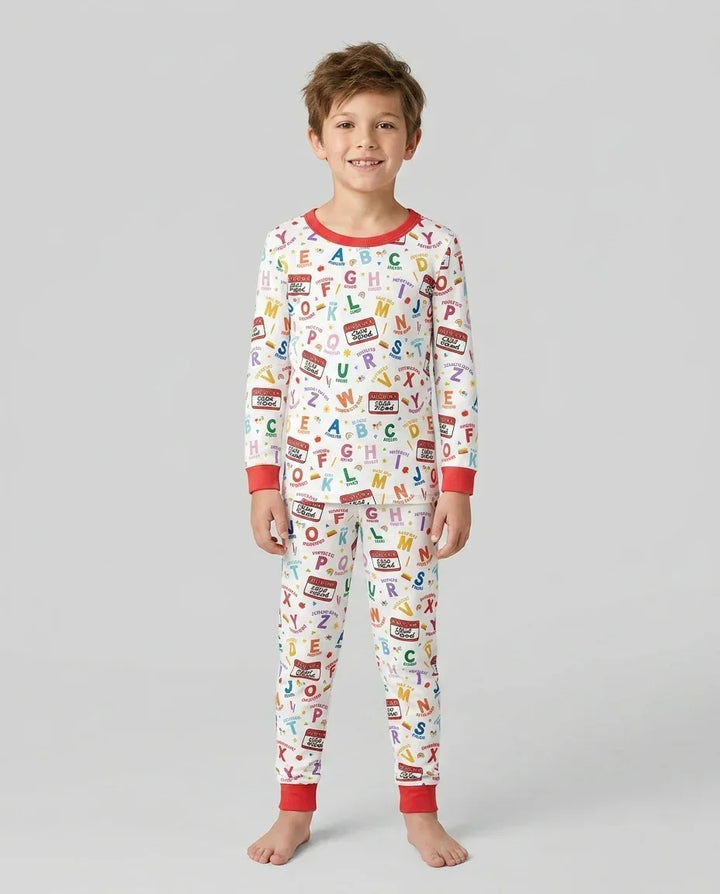 I'm A Child Of God ABCs Bamboo Two Piece Long Sleeve Pajama Set