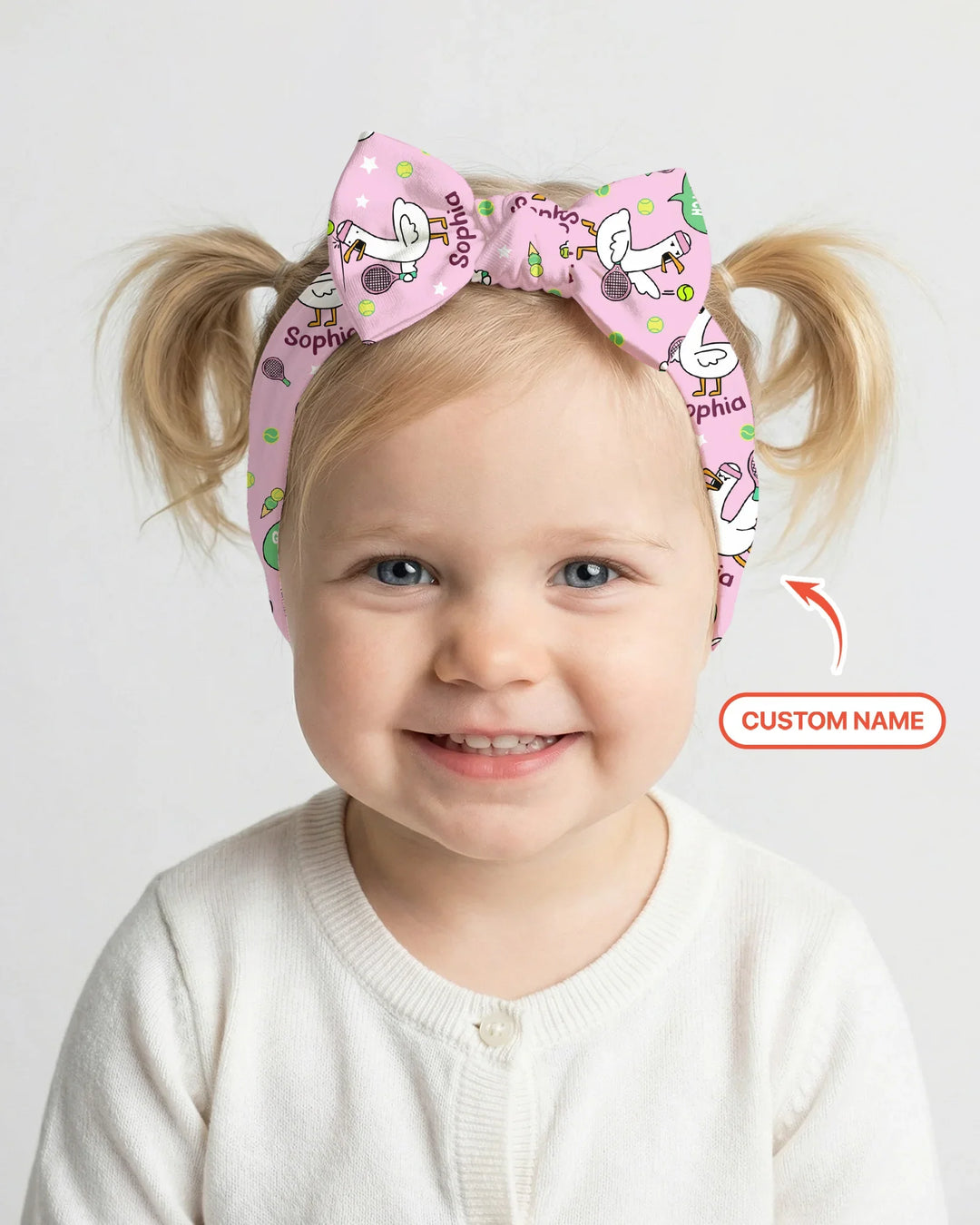 Silly Goose Playing Tennis Headband