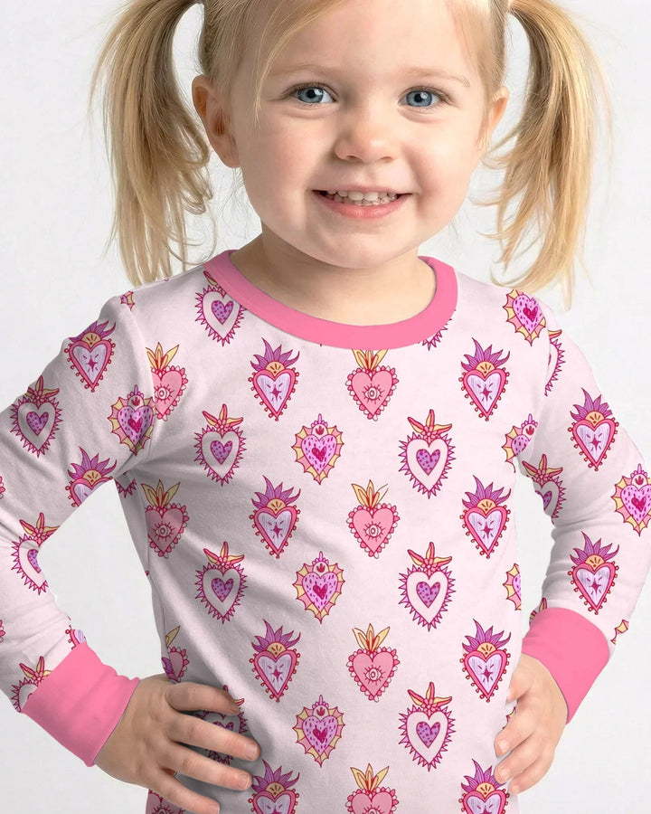 Mi Milagro Bamboo Two Piece Long Sleeve Pajama Set