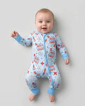 Little Miss Firecracker 4th July Bamboo Convertible Zippy
