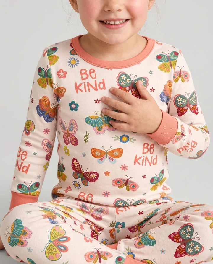 Template Bamboo Two Piece Long Sleeve Pyjamas Set