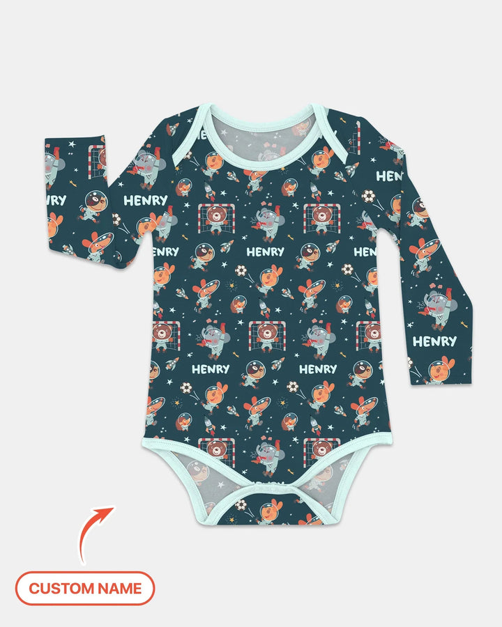 Space Soccer Bamboo Bodysuit