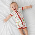 Christmas Alphabet Bamboo Shorty Zippy