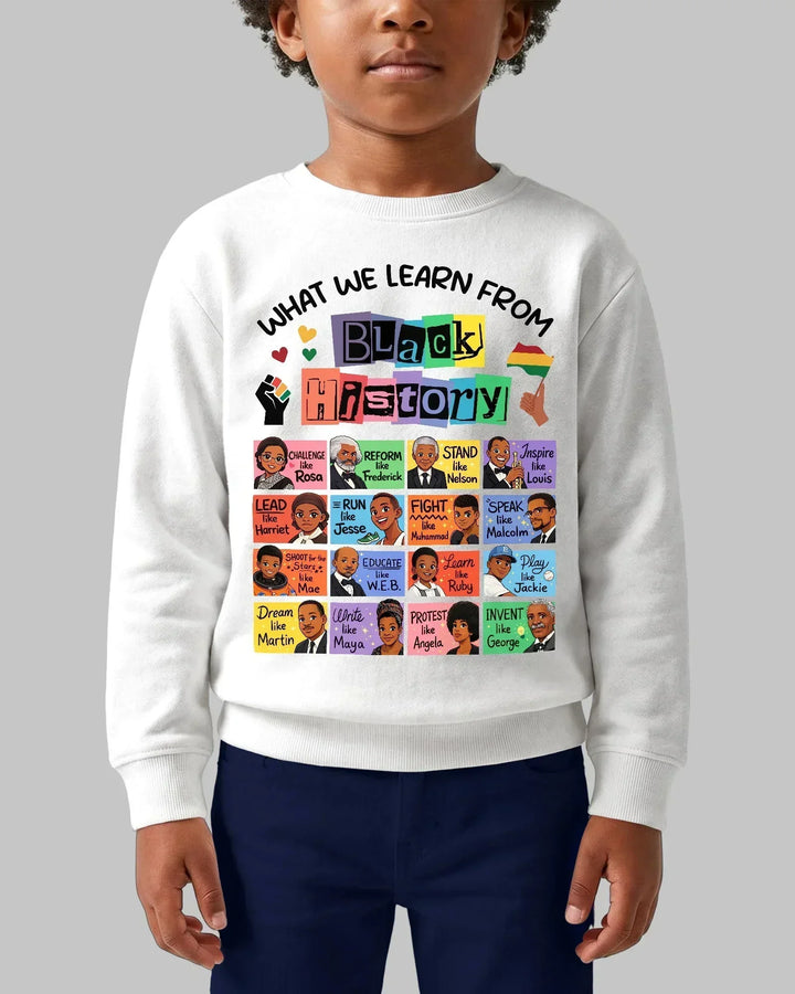 Black Month History Bamboo Crewneck Sweatshirt