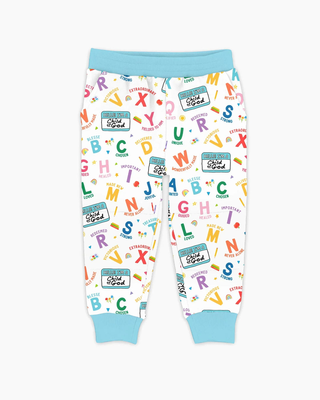 I'm A Child Of God ABCs Bamboo Jogger
