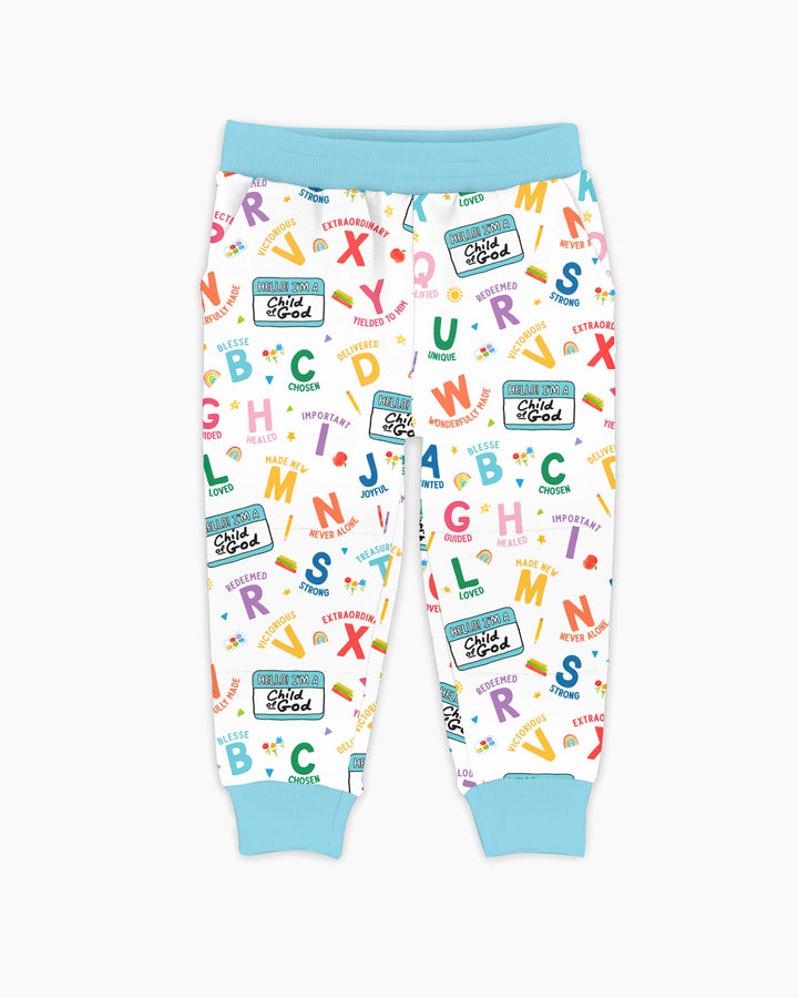 I'm A Child Of God ABCs Bamboo Jogger